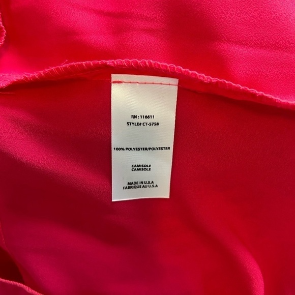 Anthropologie Amadi Tiered Cami Tank Top in Pink Rose Size XS - Picture 6 of 8